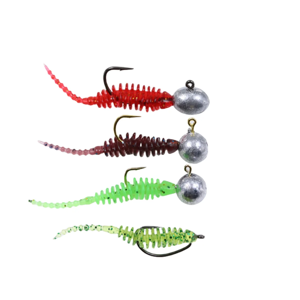 MUKUN 20 piezas nuevo AJING señuelo suave Rockfish Señuelos de pesca 0,2g/3,5 cm MINI cebo Artificial Swimbaits Jig señuelo Wobber gusano aparejos - imagen 3
