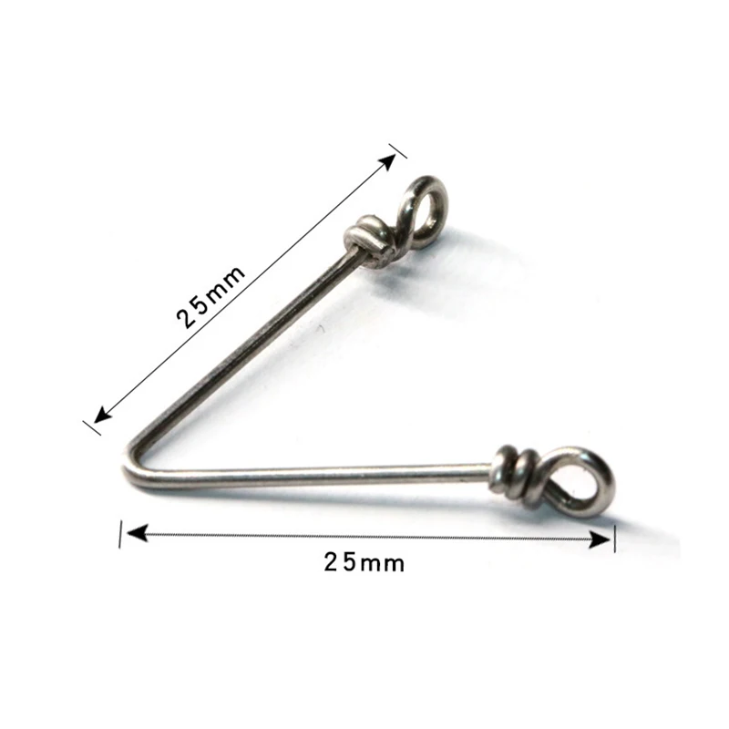 Dispositivo de ramificación rápida de acero inoxidable en forma de V, 1000 Uds., Material de Pesca, aparejos de productos, accesorios de Pesca, venta al por mayor - imagen 3