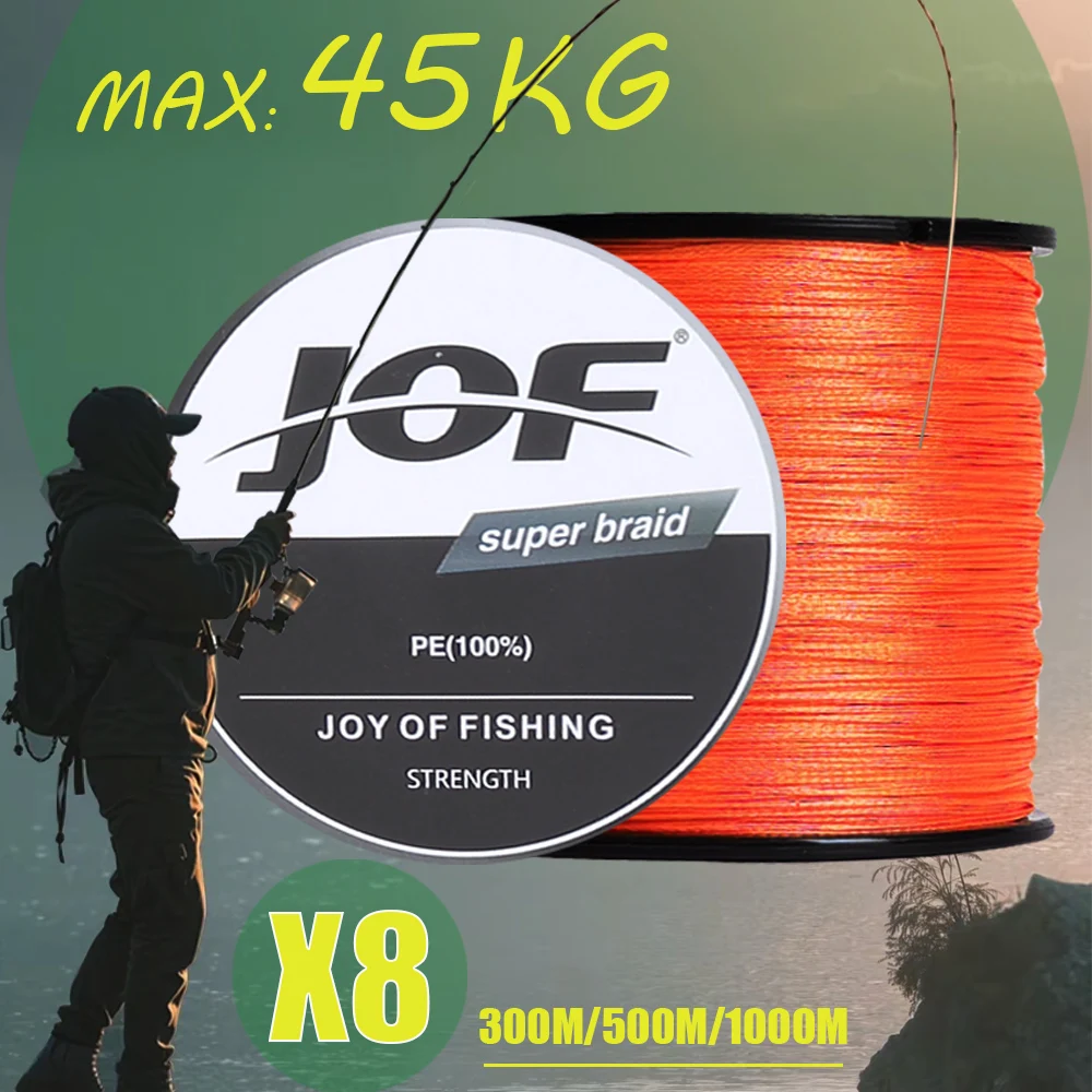 JOF Línea Trenzada 8 Hilos PE – Multifilamento Japonés para Mar - imagen 5