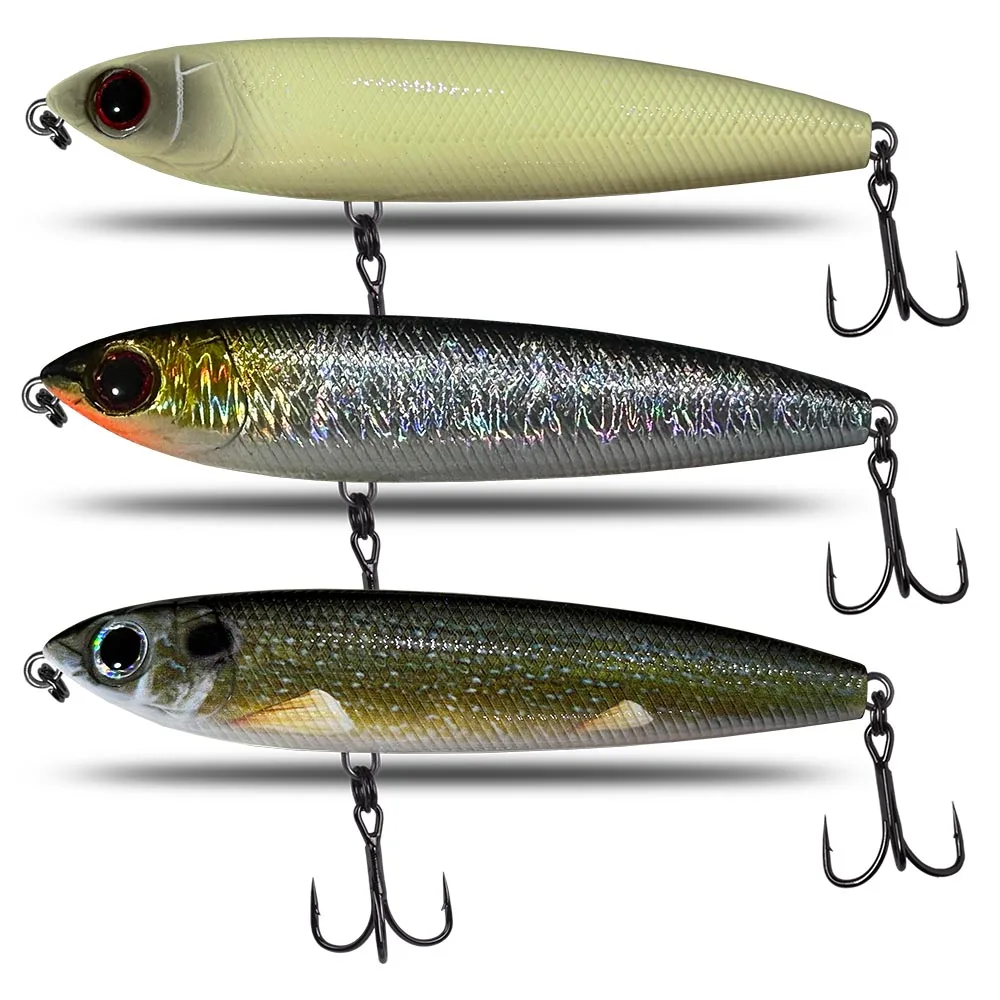 TOP TACKLE INDUSTRIES Topwater superficie lápiz Señuelos de Pesca 125mm 30g Swimbaits flotante Artificial cebos duros señuelo de pesca - imagen 3