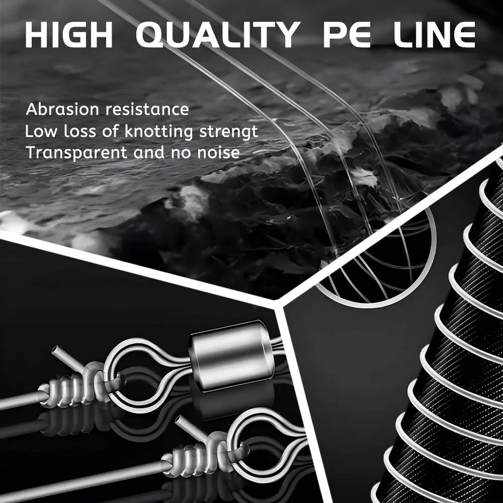 pesca pesca accesorios accesorios de pesca hilo trenzado pesca hilo pesca fluTHORNSLINE 1000m accesorios de sedal novedades kit de pesca de cola de pelo redecilla MONOFILAMENT para productos de sedal de pesca de nailon - imagen 5