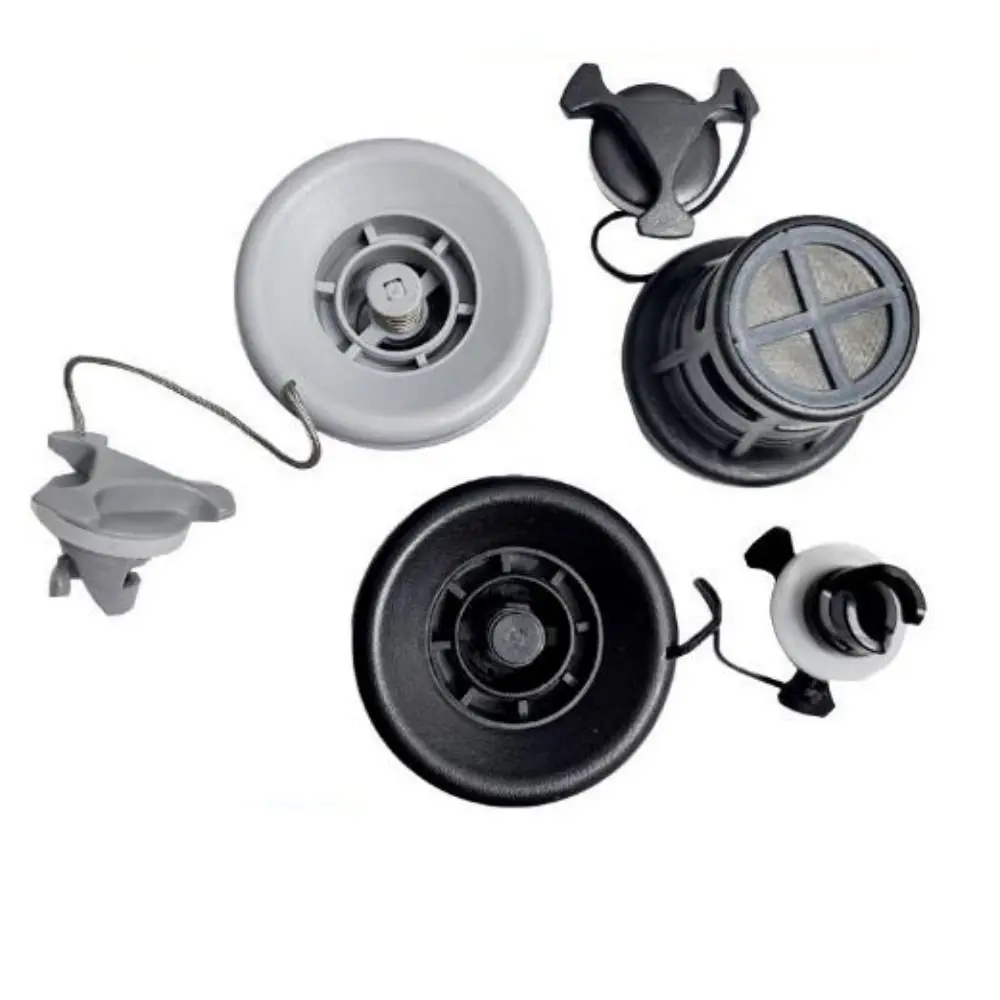 Boquilla de aire para tabla de Paddle SUP, color gris y negro, 6,2x5cm, válvula de aire de alta presión POM, boquilla de aire de seis orificios, accesorios para tablas de surf - imagen 4