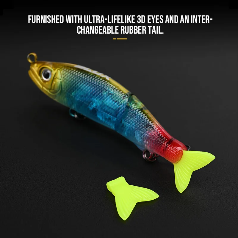 BLUX Jack Claw 70S – Swimbait Articulado Hundido para Lubina y Trucha - imagen 3