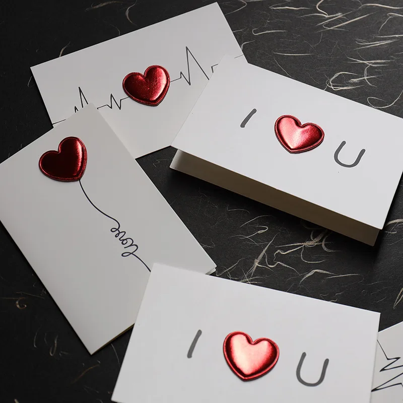 Tarjetas de regalo del Día de San Valentín, tarjeta postal de amor, invitación de boda, tarjetas de felicitación, aniversario para ella, tarjeta de regalo del Día de San Valentín - imagen 4