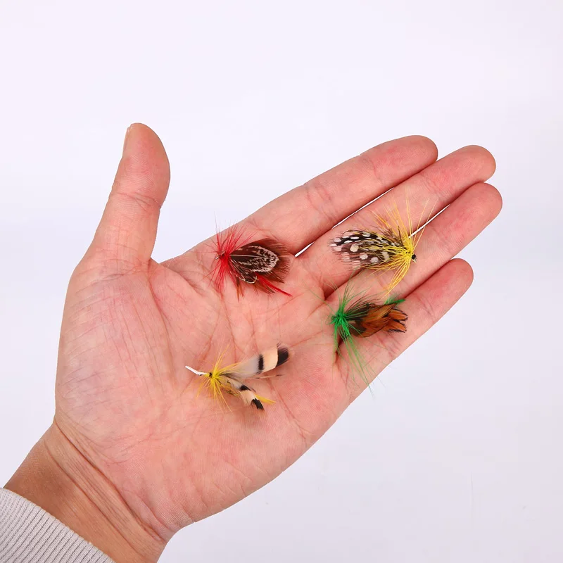 WEIHE Anzuelos de pesca con mosca – Señuelos para arroyos - imagen 4
