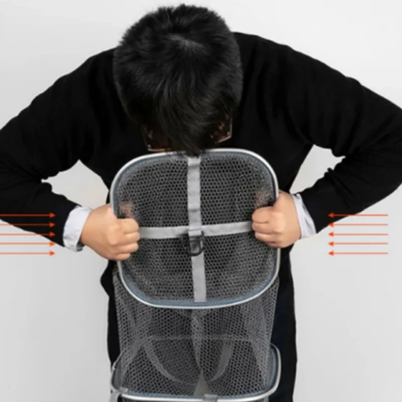 Red de pesca plegable portátil, 1,5 M/2M/3M, anticolgante, gruesa, de secado rápido, paquete de almacenamiento de nailon, trampa de pesca grande, jaula de red de inmersión - imagen 5