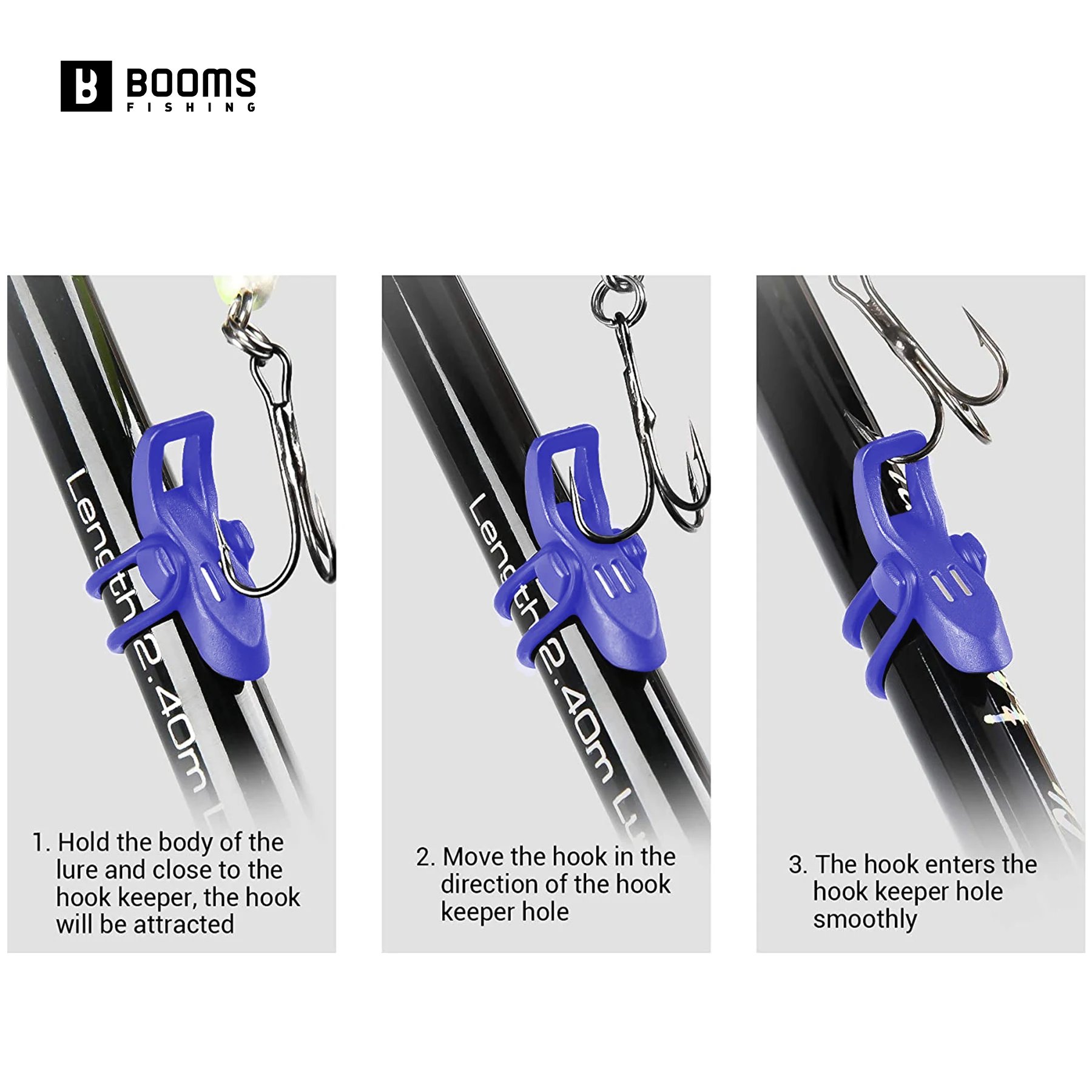 Anzuelo de pesca magnético, soporte seguro para caña de pescar, gancho de plástico para proteger cebo, accesorios portátiles, herramientas, anzuelos de plantilla de señuelo fijo - imagen 4