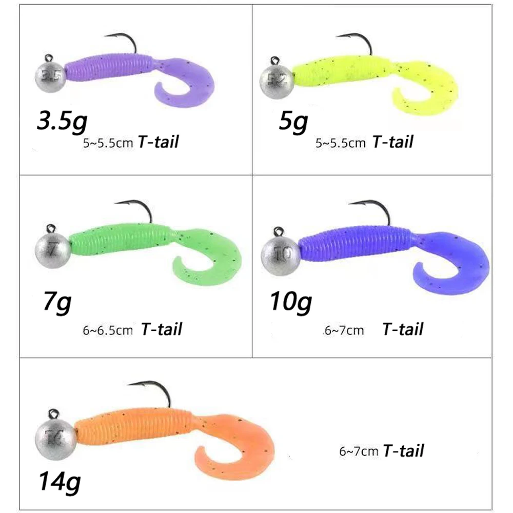 Ganchos Jigging de acero al carbono 1G-14G para vinilo - imagen 4