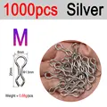 M 1000PCS Silver