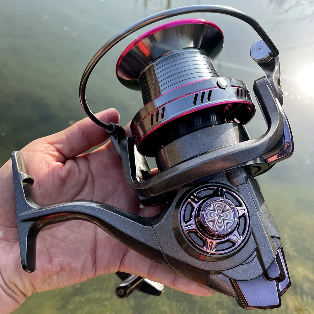 Carrete de pesca giratorio de agua salada serie GHOTDA YO9000-12000, carrete de Metal, brazo de Metal, barco de mar, juego grande, súper fuerte, 20kg, 25kg, 30kg - imagen 5