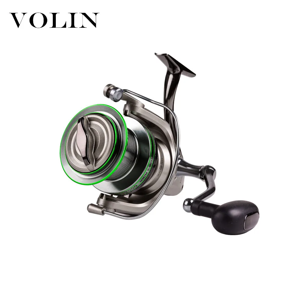 Volin-carrete de pesca giratorio, arrastre máximo de 15KG, 14 + 1 BB 4,1: 1, rueda giratoria de tiro largo, peso de aparejos de pesca 671g/650g, nuevo - imagen 3