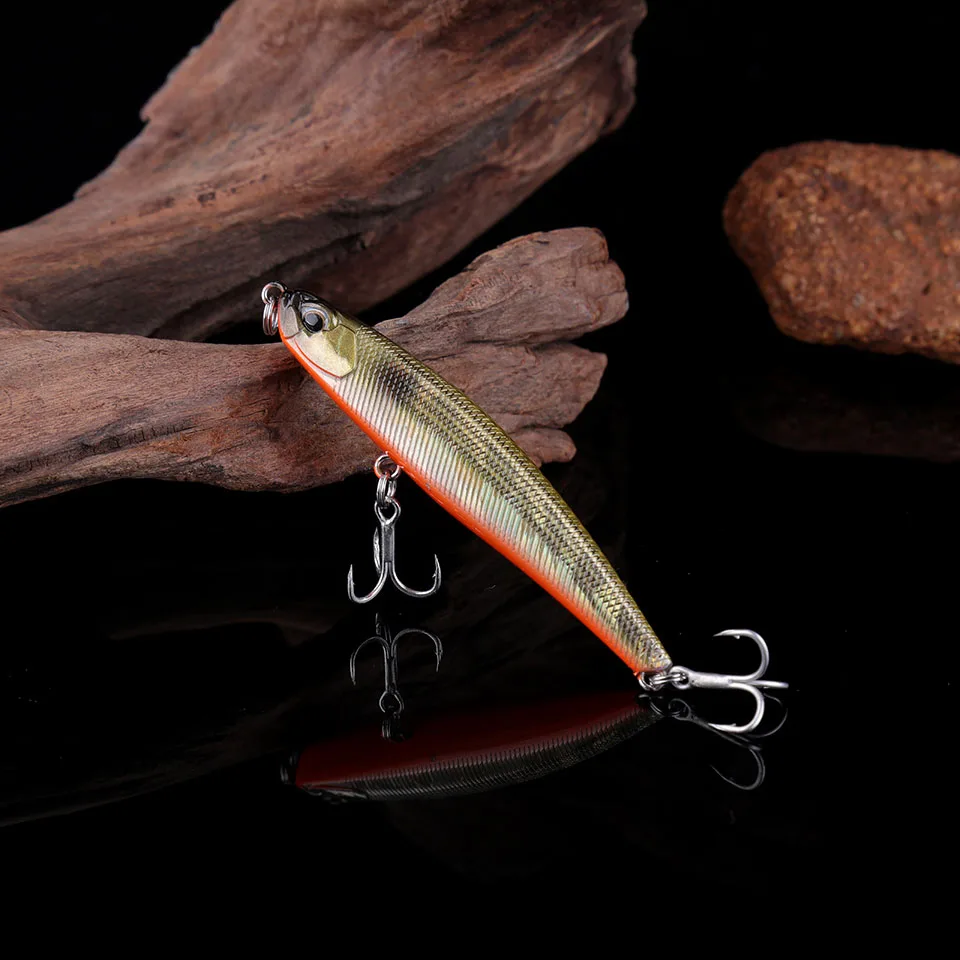 WALK FISH-señuelo de Pesca con lápiz que se hunde, 68mm, 8,7g, Stickbait, aparejos de Pesca, lubina de agua salada, pececillo sin labios, cebo duro Wobbler - imagen 5