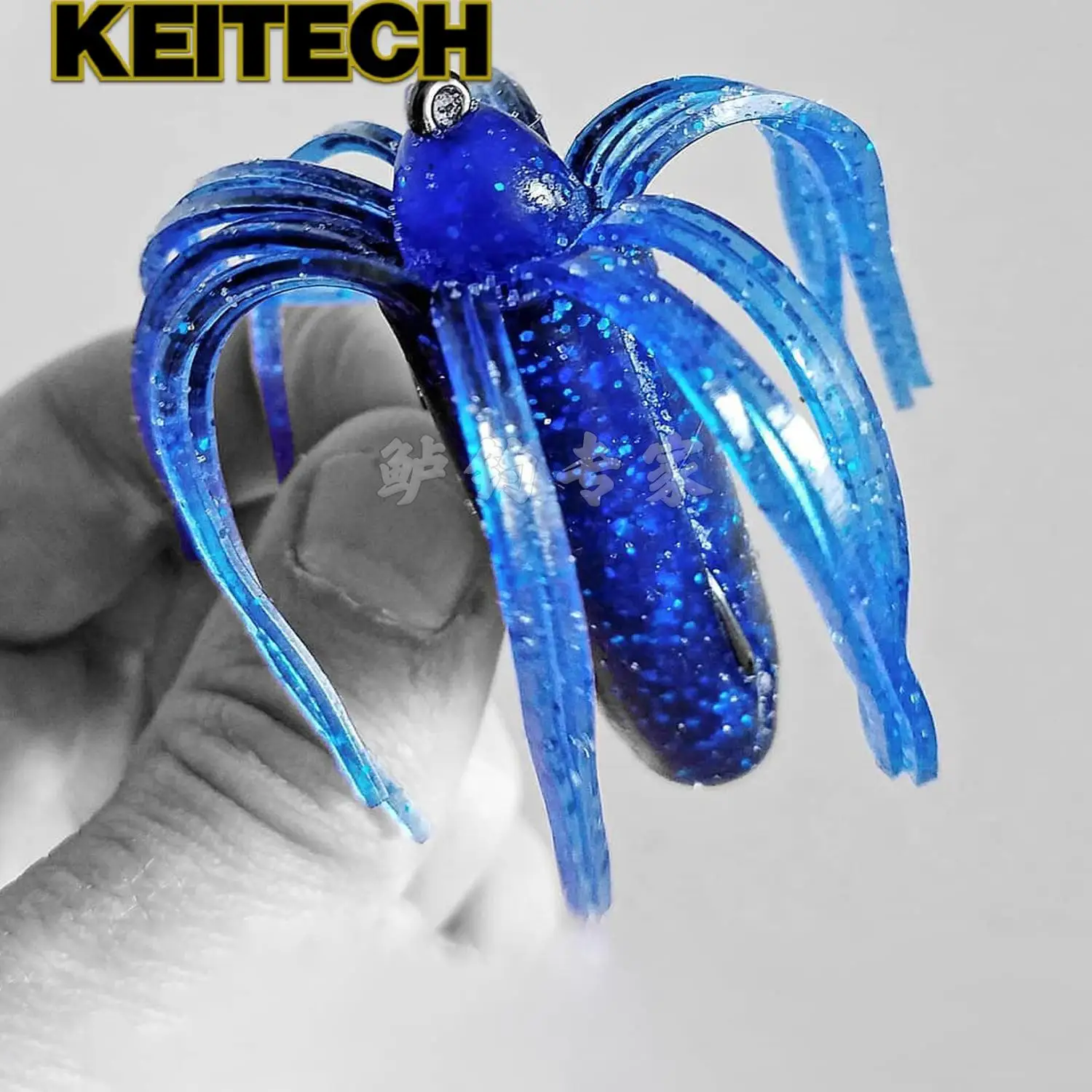 Japón KEITECH Salty Core Tube 3,5/4 pulgadas marca K, tipo calamar tubo de cebo suave tipo insecto - imagen 3