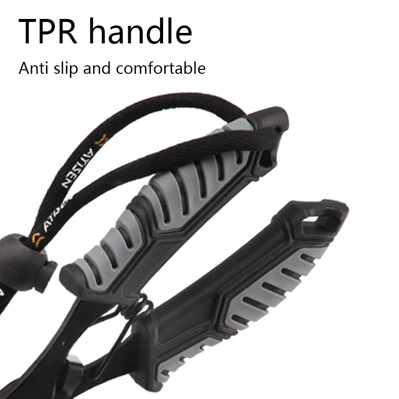 Alicates de pesca + empuñaduras de pescado pequeñas, herramienta multifuncional ABS, alicates de señuelo portátiles para exteriores - imagen 4