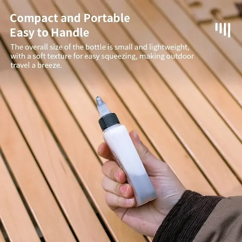 Botella de aceite para exteriores, botella de condimento sellada portátil, contenedor de condimentos para barbacoa, dispensadores, accesorios para barbacoa - imagen 4