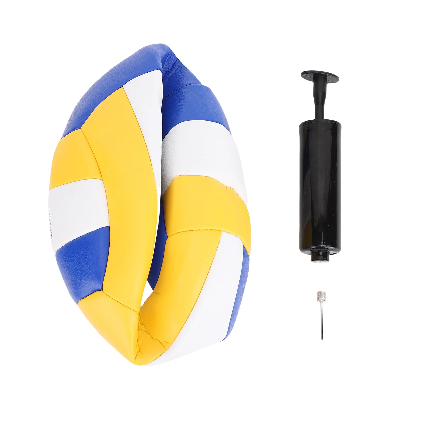 Red portátil de voleibol de playa con soporte y voleibol para patio trasero, playa al aire libre - imagen 3