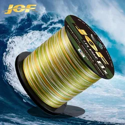 Hilo trenzado JOF X8 – 8 hebras multifilamento para carpa