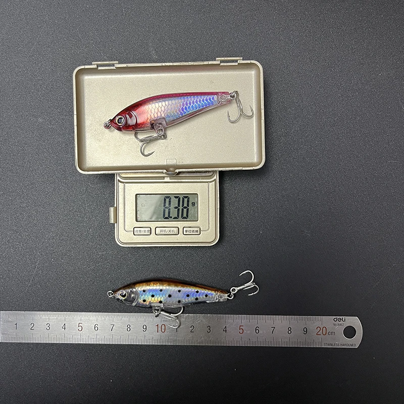 Señuelo de Pesca con lápiz que se hunde, 70mm, 8g, tiro largo, agua dulce, interruptor costero, cebo Artificial Isca, Pesca Wobbler, accesorios de Pesca - imagen 5