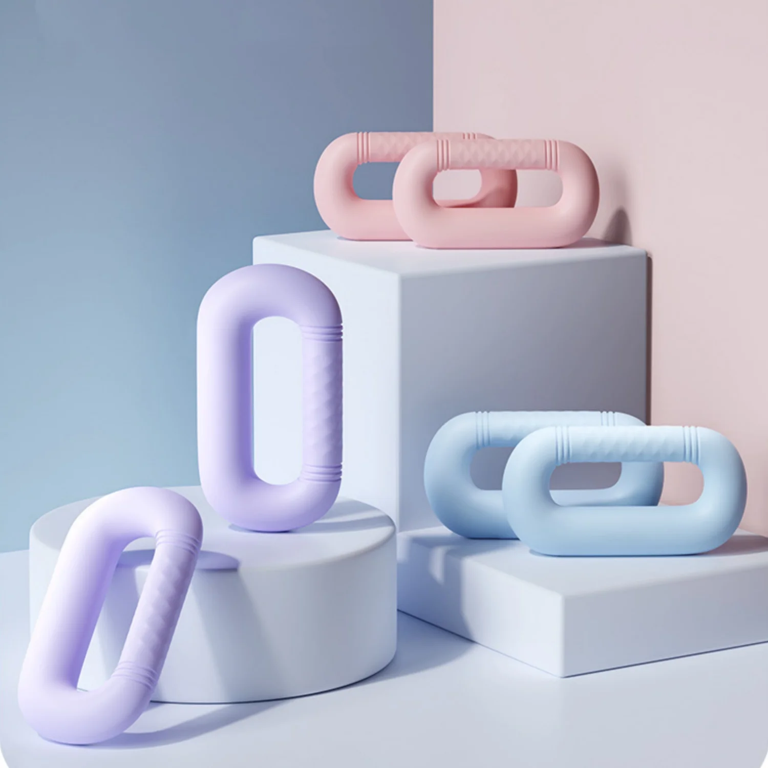 Nuevo mancuerna de arena 2 uds 1kg mancuerna suave portátil fuerza entrenamiento muscular baile Fitness mancuerna Circular equipos deportivos