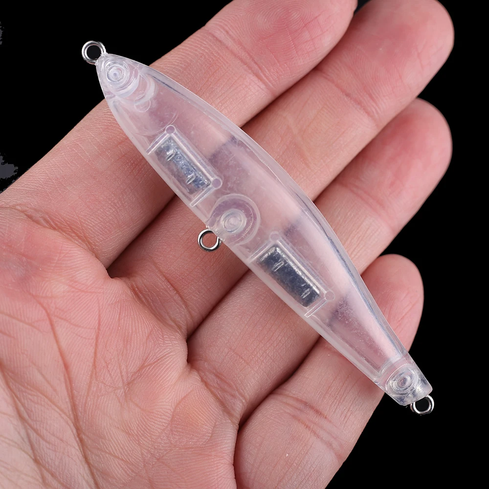 Chan'sHuang-señuelo de pesca Artificial, cebo en blanco sin pintar de 8,5 cm, 14,2g, lápiz de fundición larga silencioso, hecho a mano - imagen 5