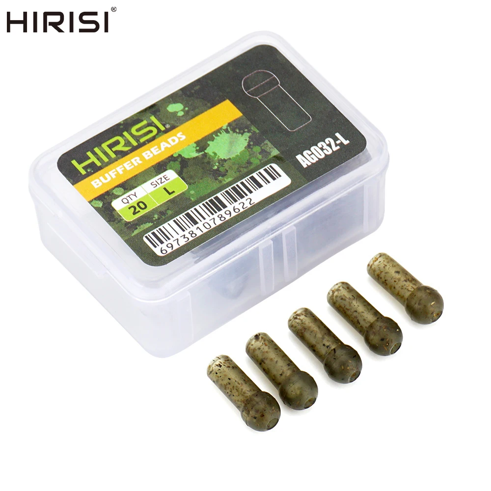 Hirisi AG032 Terminal de carpa con clips plomo y mangas goma