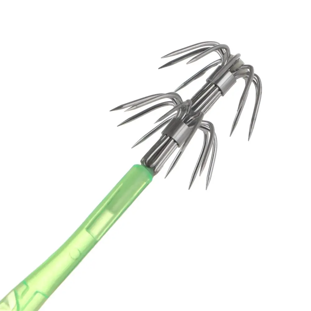 Anzuelo luminoso de paraguas, cebo de calamar, anzuelo de pulpo, sepia, cebo Artificial, señuelo de Jigging, aparejos de pesca - imagen 5