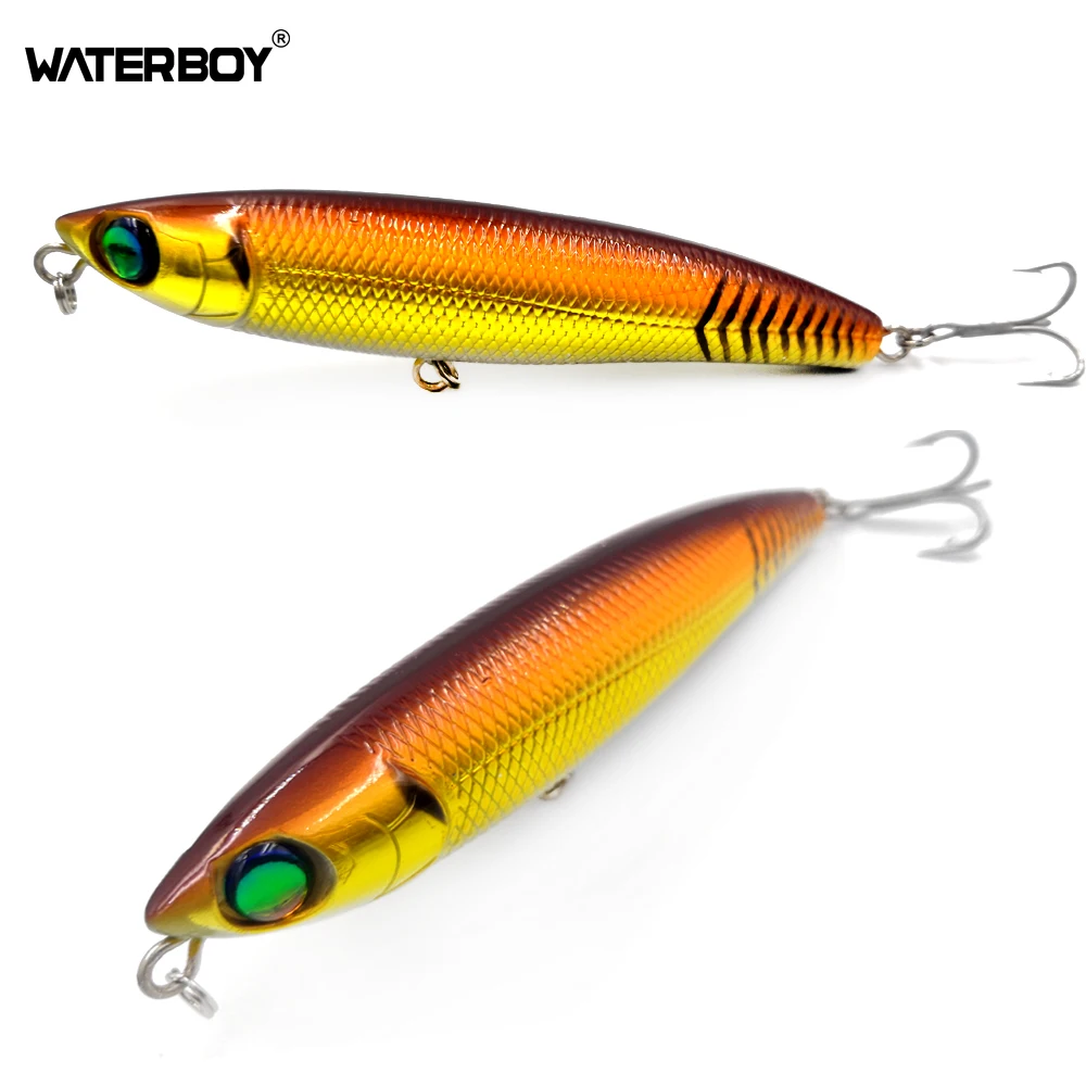 WATERBOY-señuelo de lápiz de pesca, 11cm, 20g, superficie dura flotante, Artificial, Stickbait - imagen 4