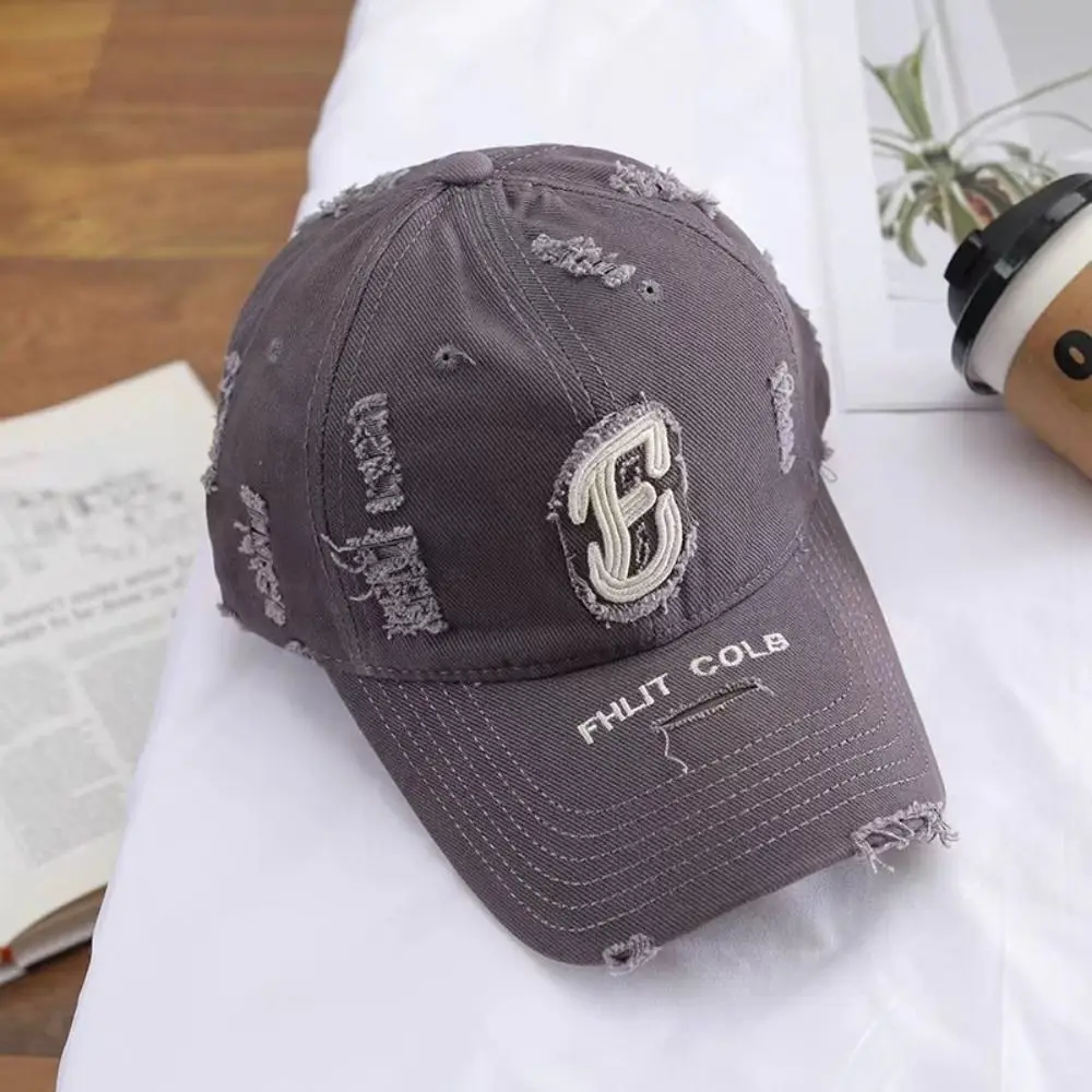 Gorra de béisbol deportiva transpirable, gorra de lengua de pato Vintage lavable ajustable, gorra Snapback suave Anti-UV para exteriores, para montar y correr - imagen 3