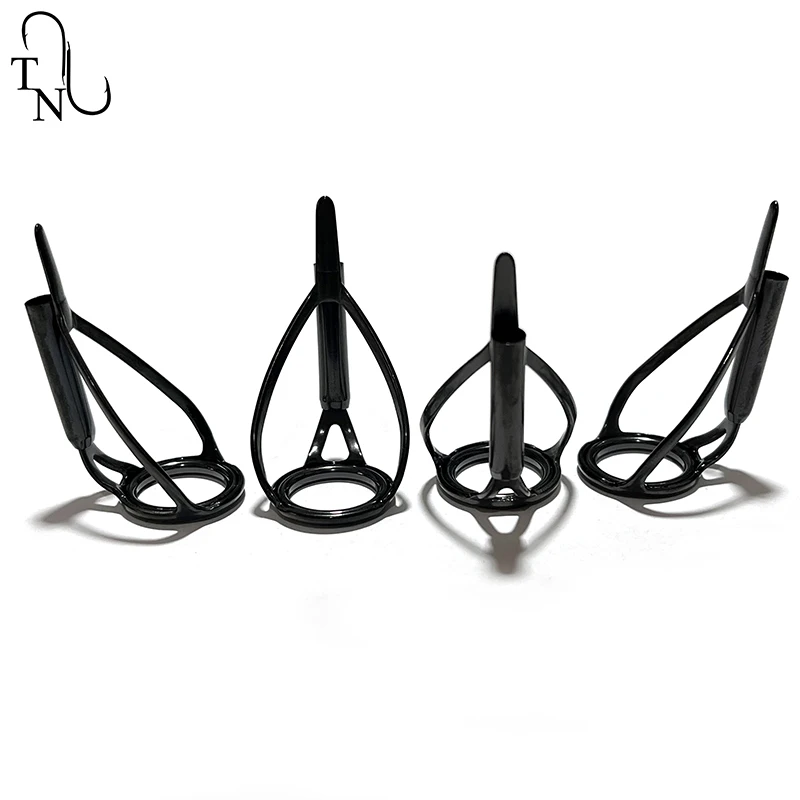 TN89 SEAGUIDE 3 uds HBXALST 316 marco de acero inoxidable anillo de cerámica punta de caña de pescar de carpa componente de construcción reparación accesorio DIY - imagen 4