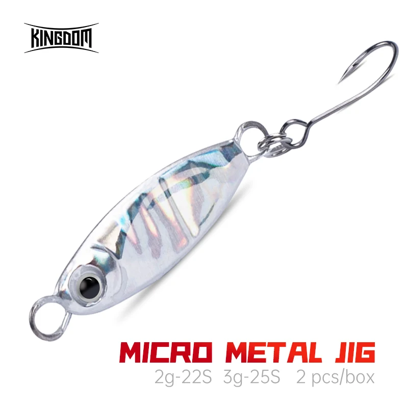 Señuelo Metálico Kingdom Jigging – Hundimiento con Anzuelo Simple