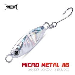 Señuelo Metálico Kingdom Jigging – Hundimiento con Anzuelo Simple