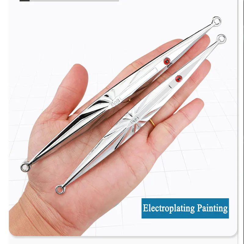 AS Fast Jig pesca pescadores cebo velocidad Vertical hundimiento señuelo cebo 80g Pesca cuchara Metal Jigging cebo Artificial Leurre de mar - imagen 5