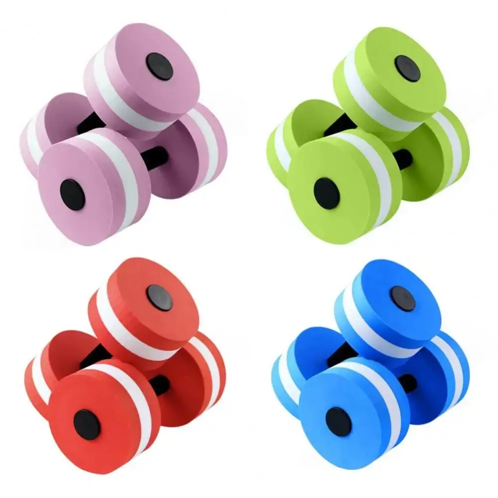 1 par de mancuernas acuáticas de agua EVA, mancuernas flotantes para pérdida de grasa, mancuernas para piscina, ejercicio ligero creativo para piscina - imagen 3