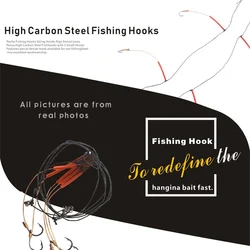 Anzuelos giratorios púas afiladas acero rico en carbono pesca playa
