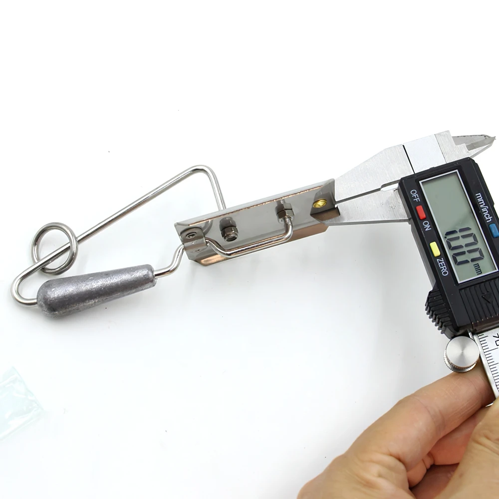 Tablero de buceo para Pesca, tablero cepillador de cebo, herramienta de curricán, placa de buzo, herramientas de Pesca de mar de acero inoxidable - imagen 4