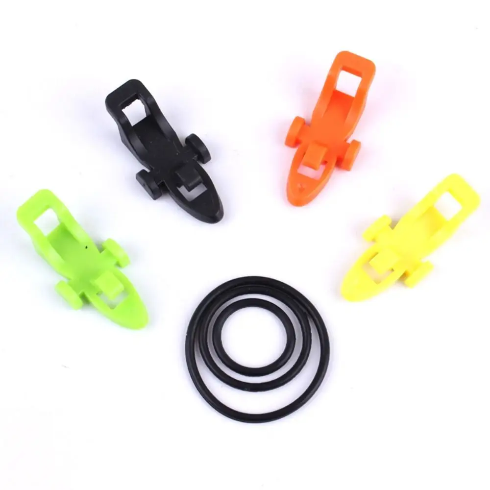 Juego de anzuelos de pesca, soporte de cebo con anillos de goma, aparejo de cebo fijo, accesorios de pesca portátiles, 10 unidades - imagen 4