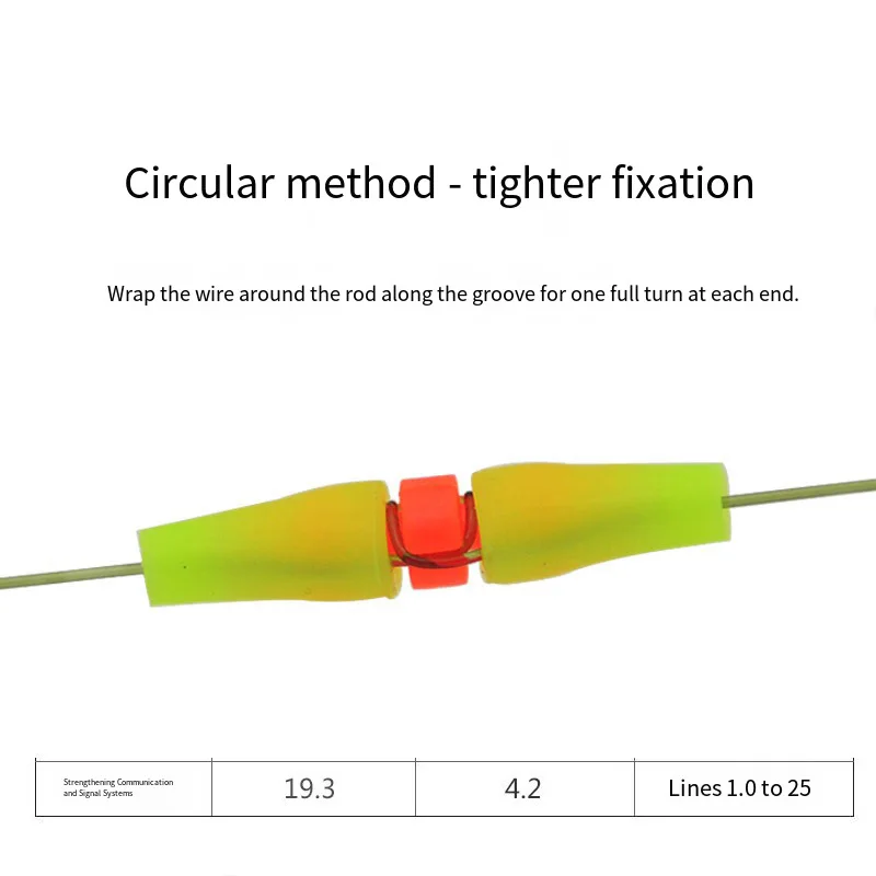 10 unidades de tapones flotantes antiviento para caña de pescar, aparejos de pesca, accesorios de pesca, herramientas - imagen 4
