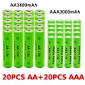 20PCS AA 20PCS AAA
