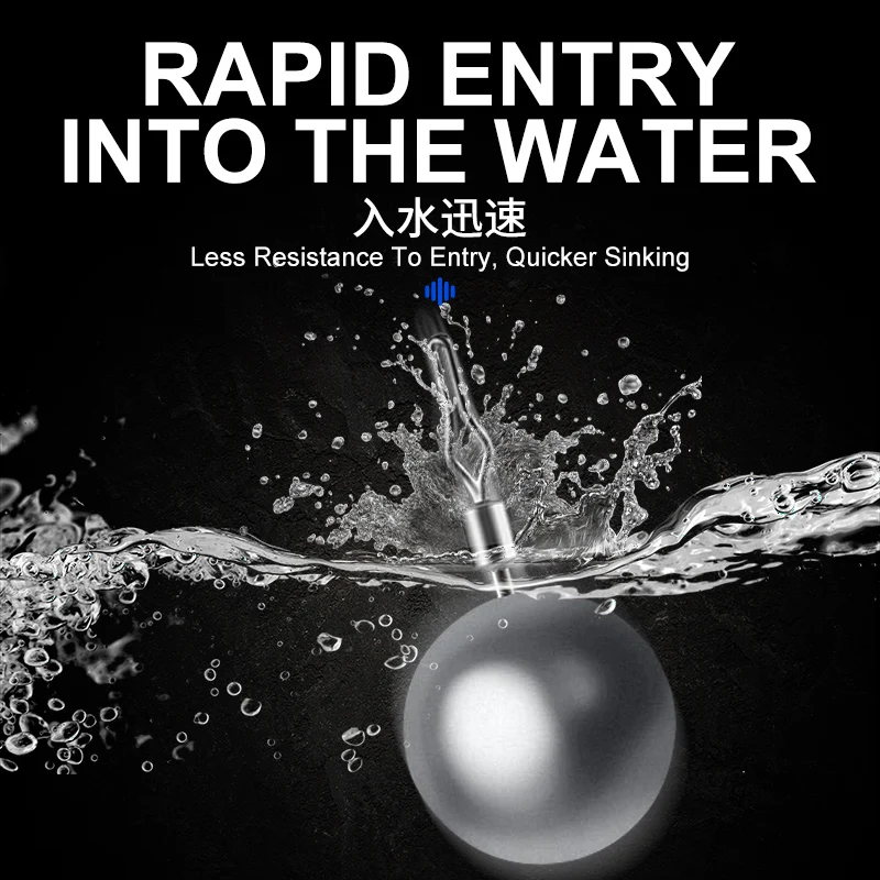 OBSESSION A014 10 unids/lote 2,5g 3,5g 5g 7g 10g plomo de peso de bola redonda para pesca accesorios de tiro conector de señuelo Texas - imagen 5