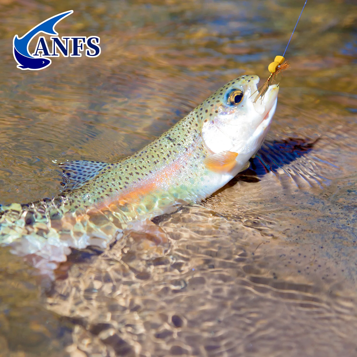 ANFS Fly Mayfly señuelo mosca cebos 4 piezas pesca con mosca para trucha salmón lubina bagre - imagen 4