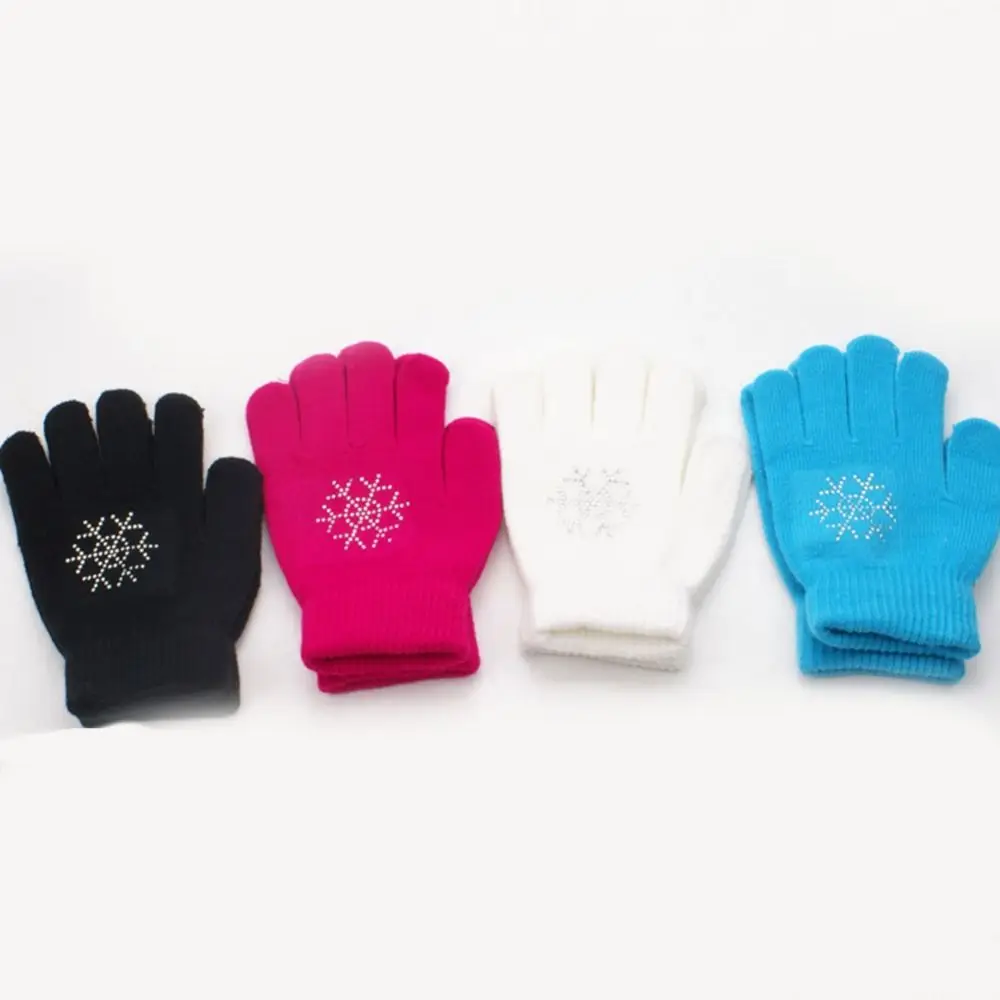 Guantes de patinaje antideslizantes para invierno, cálidos con Gel, guantes de patinaje artístico, protección de palma de algodón, manoplas de patinaje para niños, deportes en hielo - imagen 2