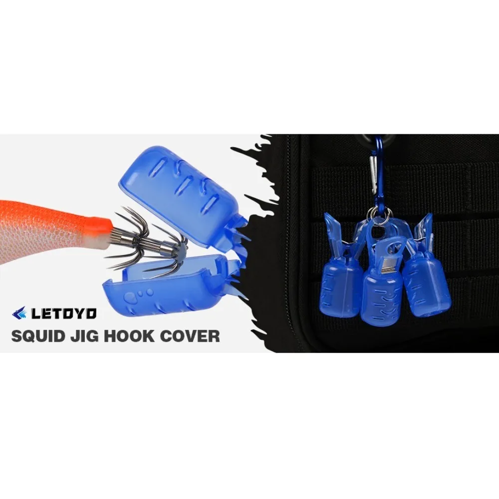 Proteja su plantilla de calamar con la tapa de gancho de jig lactdyd de Letdyd duradero.