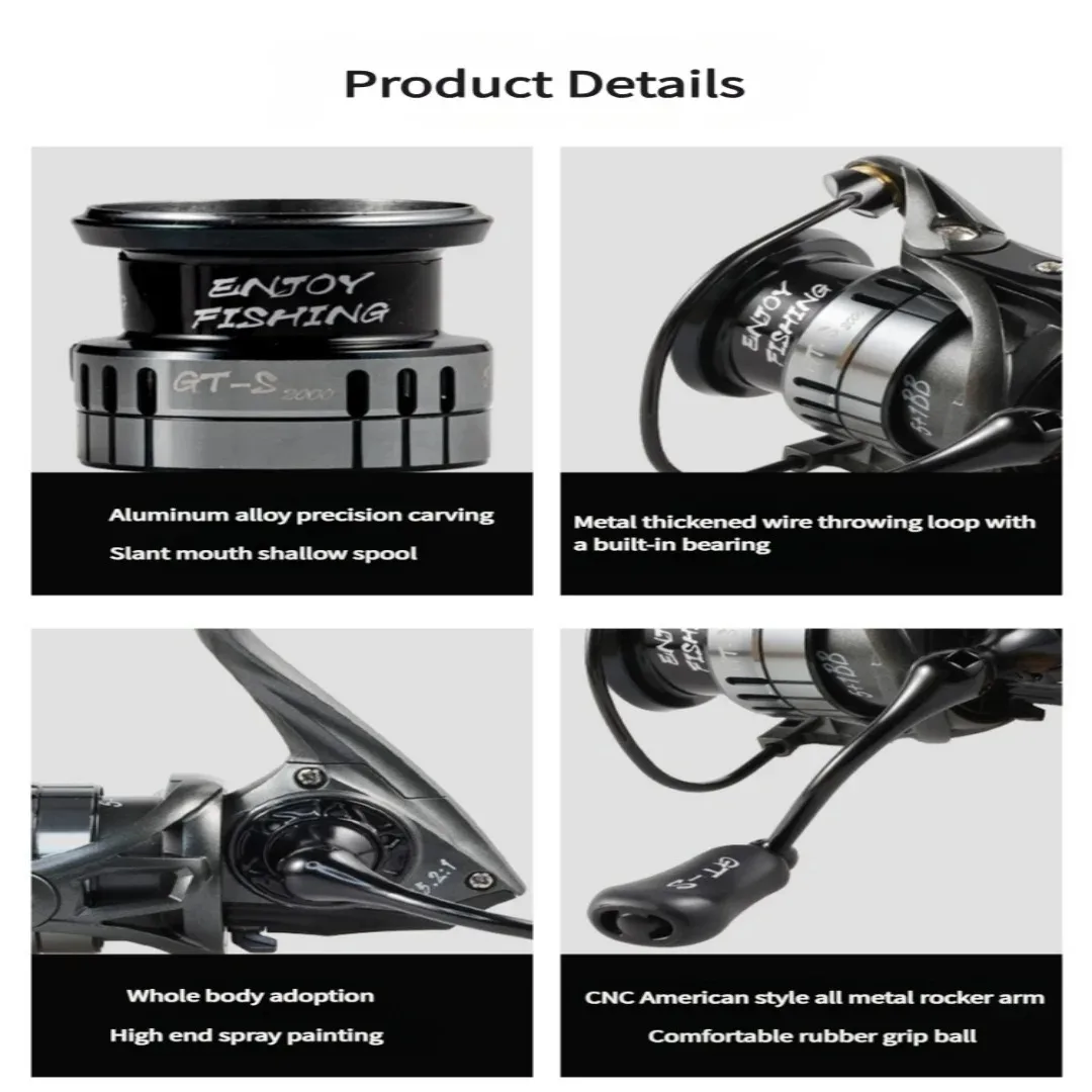 Carrete Giratorio Mavllos GT-S Surfcasting – 5.2:1 y 12kg arrastre - imagen 5
