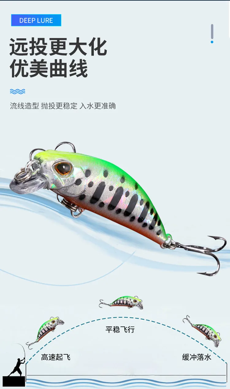 Experimente la emoción de la pesca con nuestros señuelos vibrantes y realistas