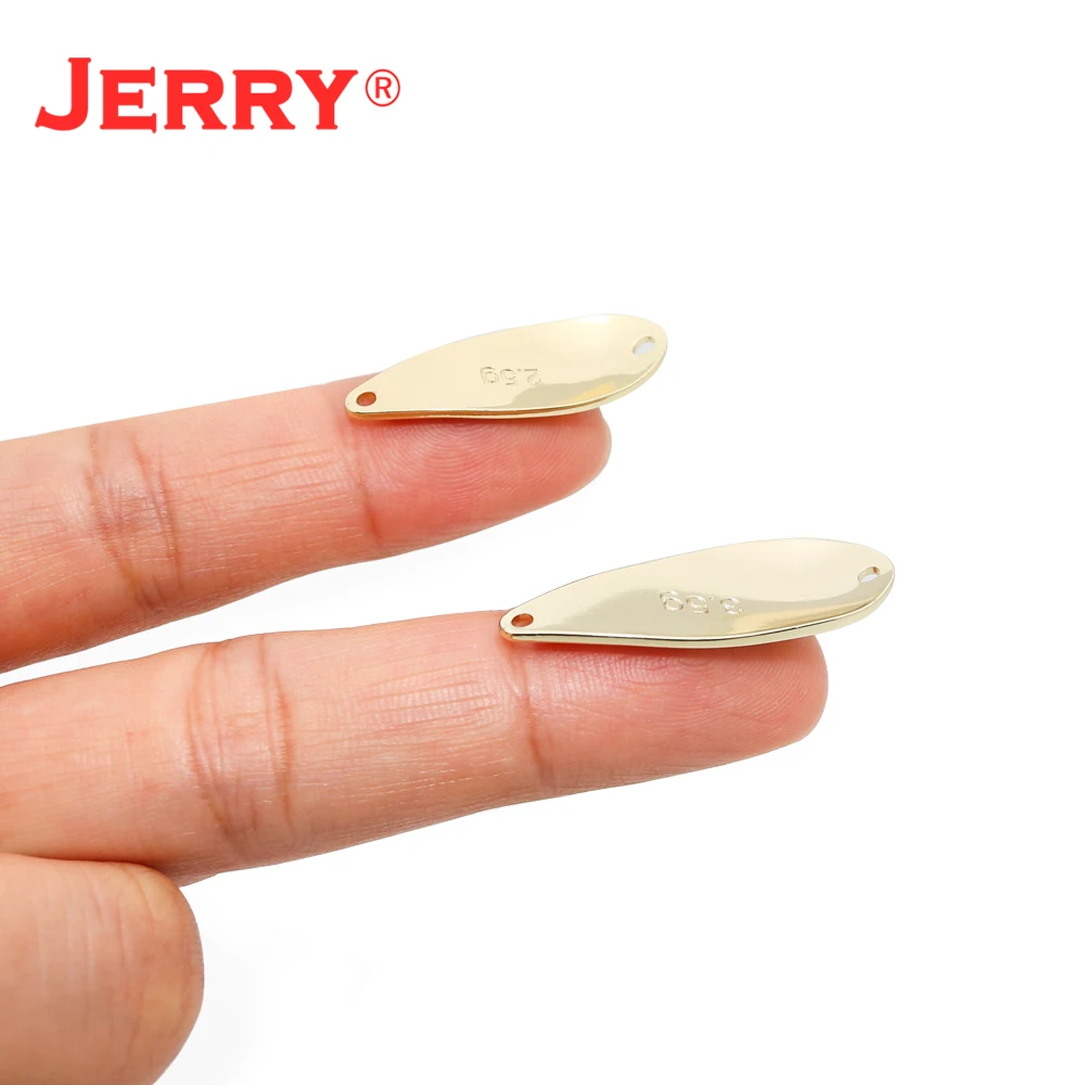 Jerry Shengyu 2,5g 3,5g cebo cuchara para trucha sin pintar flujo en blanco Señuelos de Pesca de Metal perca salmón Lucio Pesca Spinner - imagen 2