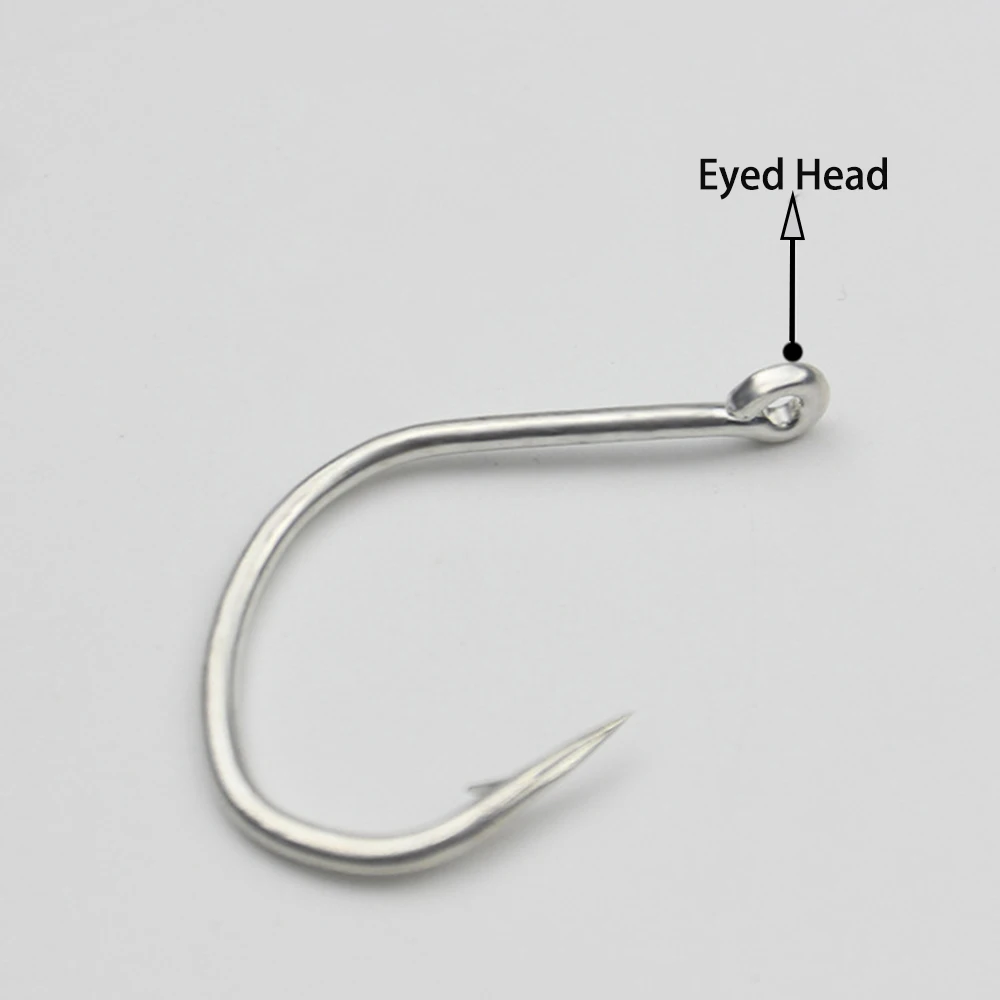 Anzuelos Jig Head acero carbono – Cabeza plana con púas para lubina - imagen 5