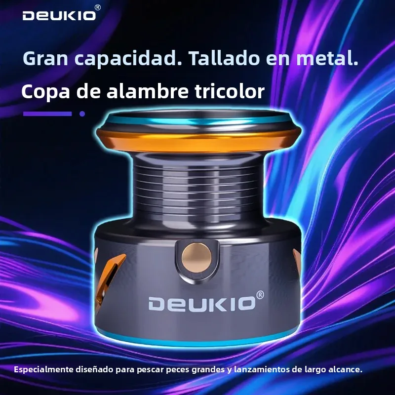 Carrete de pesca DEUKIO con giro y arrastre máximo 35 LB – 5.2:1 - imagen 5