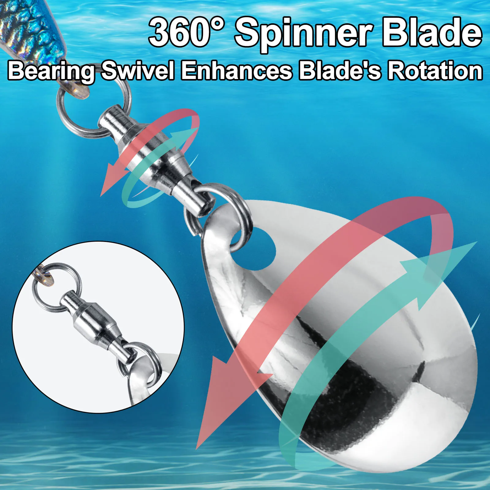 Señuelo de pesca de hoja Vib de Metal, 5 piezas, 7g, 15g, Spinner Blade, Lipless Crankbait, señuelo vibratorio de hundimiento, lubina, Walleye Crappie - imagen 4