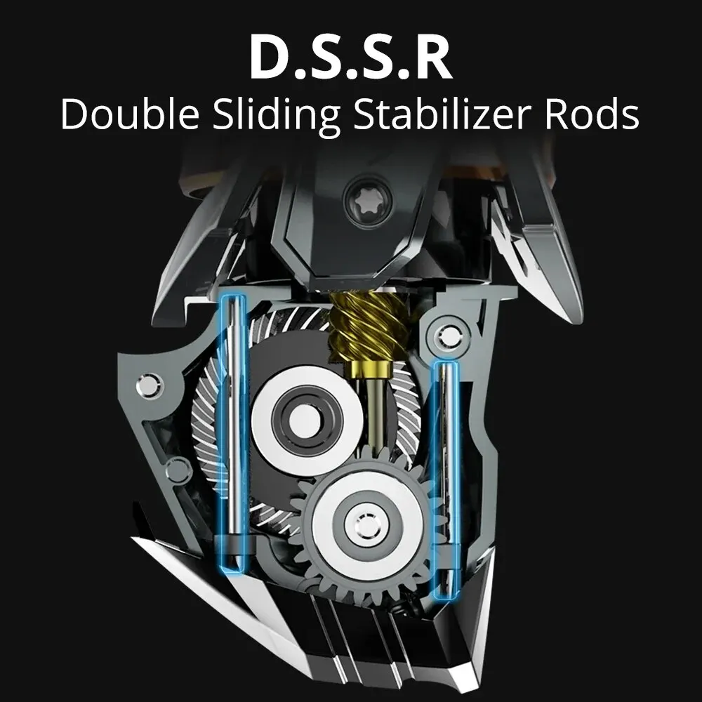 KastKing-carrete de pesca giratorio Kestrel 1000 SFS, cuerpo de carbono 10 + 1, rodamientos de bolas de doble blindaje de acero inoxidable, relación de engranaje 6,2: 1 - imagen 4