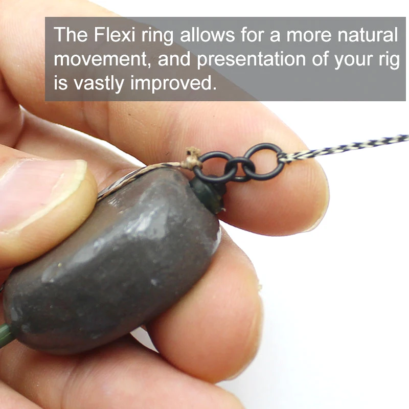 Accesorios de pesca de carpa de 20 piezas, doble anillo giratorio de cambio rápido, helicóptero Chod, aparejo Ronnie para aparejos de pesca de carpa - imagen 5